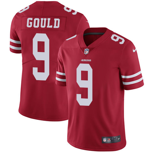 San Francisco 49ers Limited Red Men Robbie Gould Home NFL Jersey #9 Vapor Untouchable->san francisco 49ers->NFL Jersey